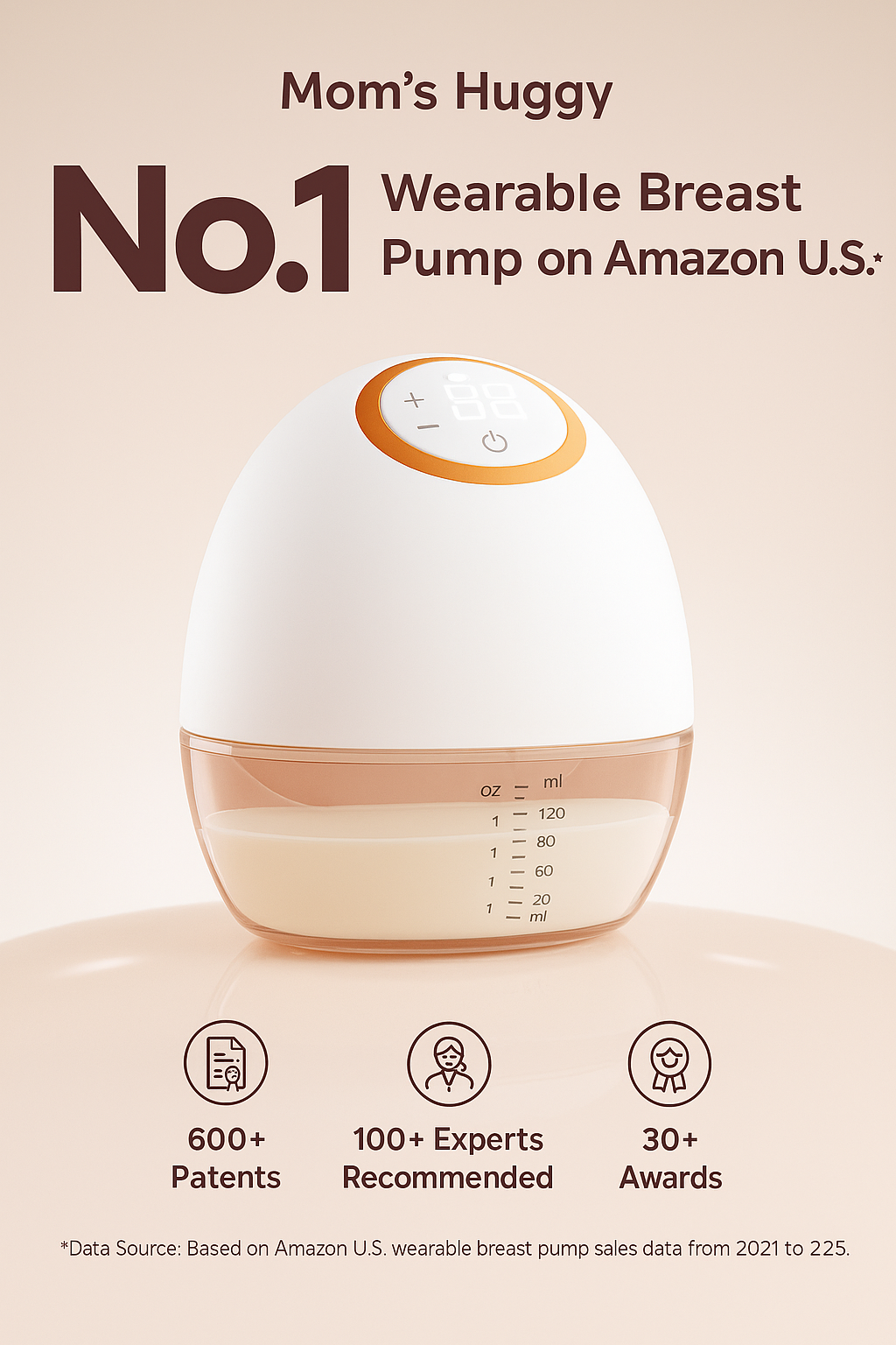 Hands-Free Breast Pump | Portable, Lightweight